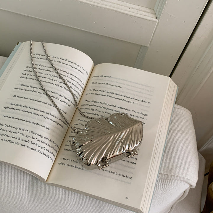 Leaf-Shaped Evening Clutch