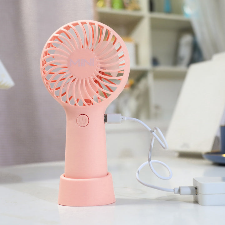 Women Portable Mini Handheld Fan with Ergonomic Design Stornfield