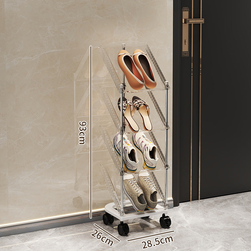 Shoe rack with transparent design Stornfield