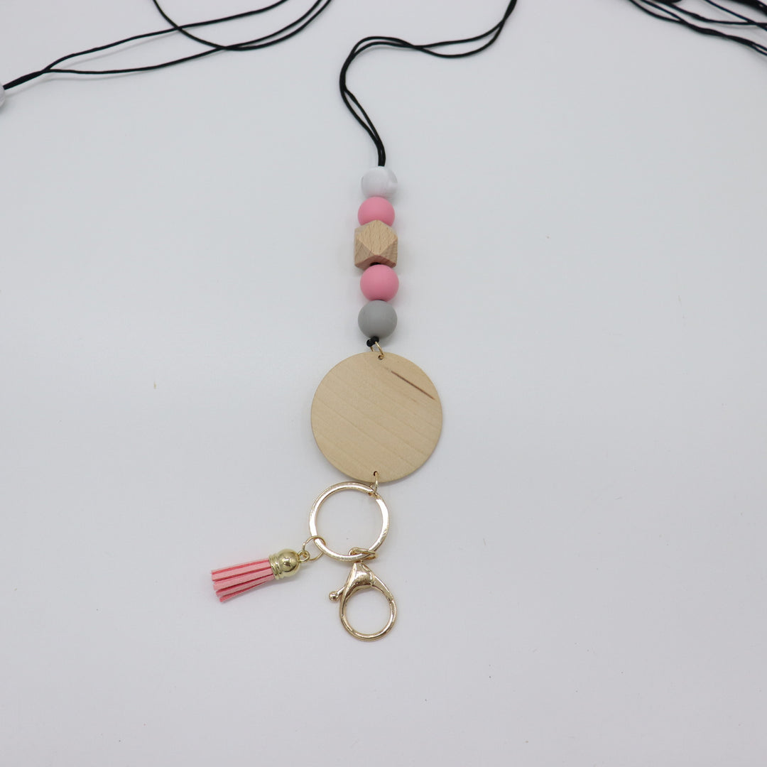 Beaded Keychain Lanyard with Decorative Tassel Stornfield