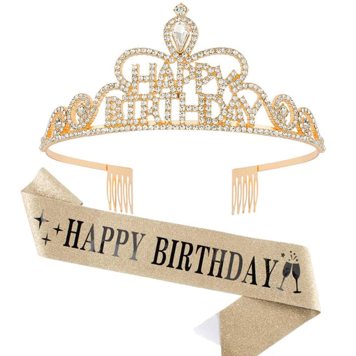 Women Funkenkrone with "Happy Birthday" lettering Stornfield
