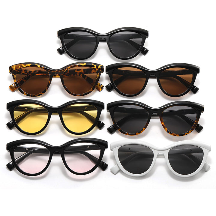Ladies elegant Cat-Eye sunglasses with stylish metal frame Stornfield