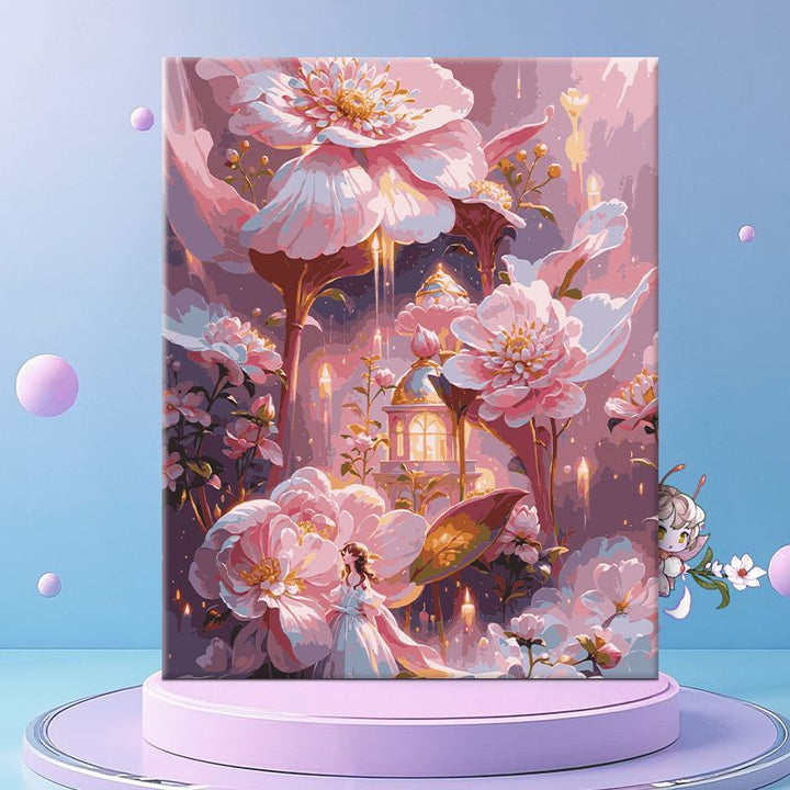 Whimsical Floral Fantasy Canvas Wall Art Stornfield