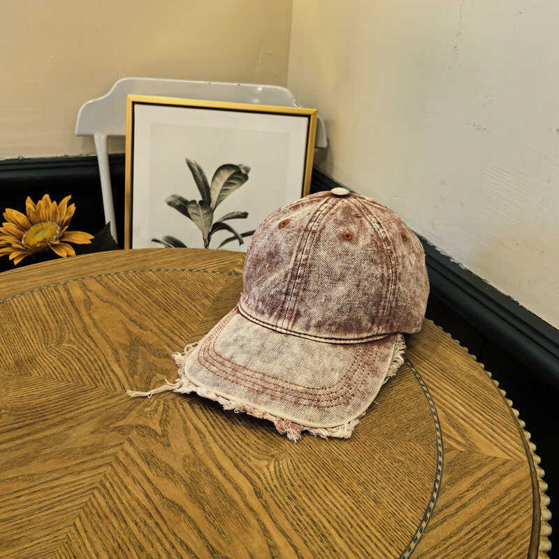 Men's Distressed Denim Baseball Cap Stornfield 1784270742