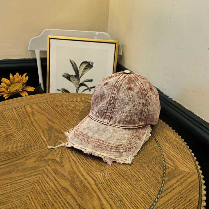Men's Distressed Denim Baseball Cap Stornfield 1784270742