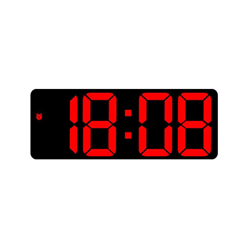 Digital LED clock with large display and colorful digits Stornfield