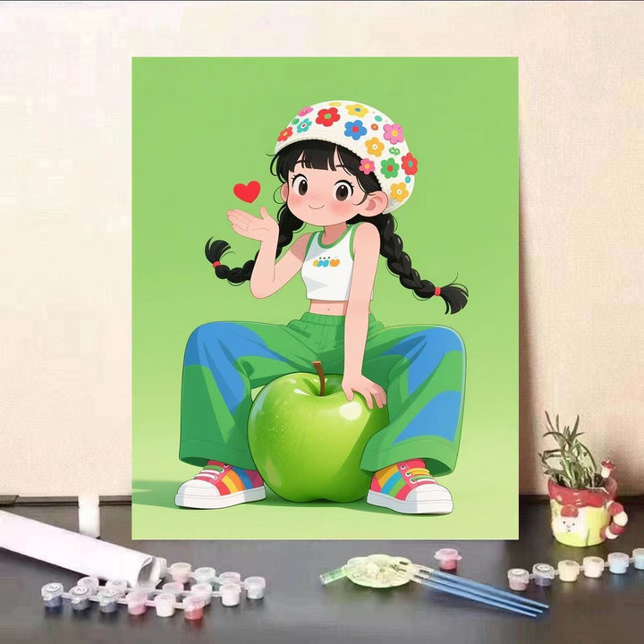 Playful Character Canvas Art Print Stornfield