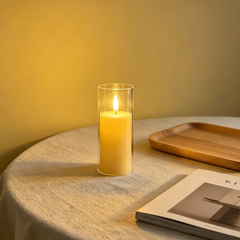 LED Scented Candle with Flame Effect Stornfield