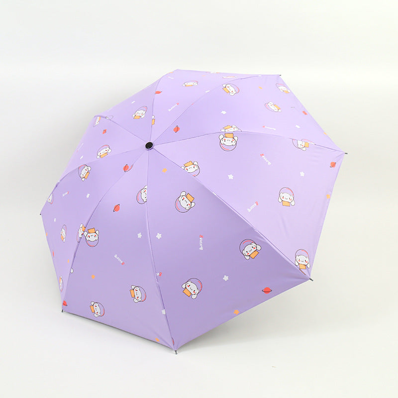 Women's Folding Umbrella with Fun Animal Design Stornfield