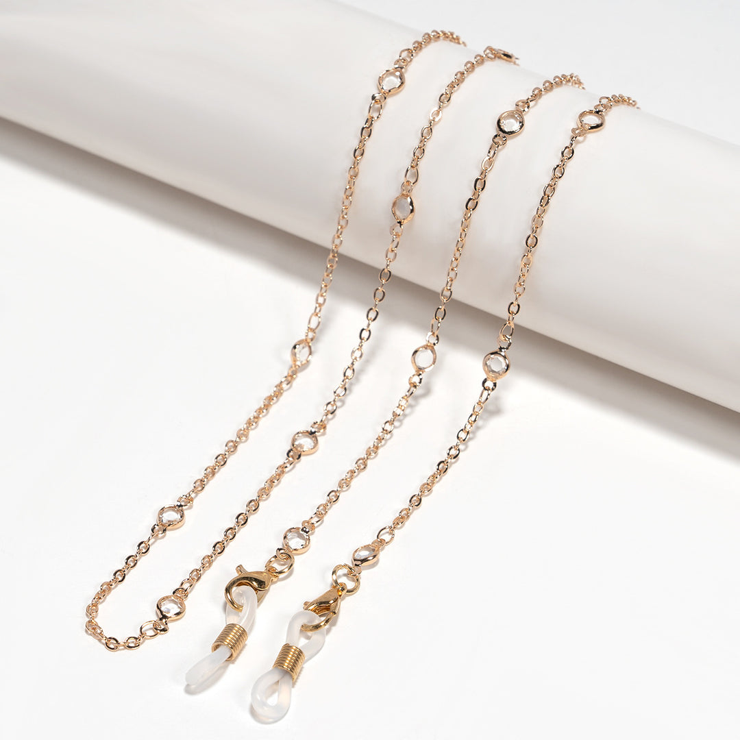 Crystal-Embellished Eyewear Chain Stornfield