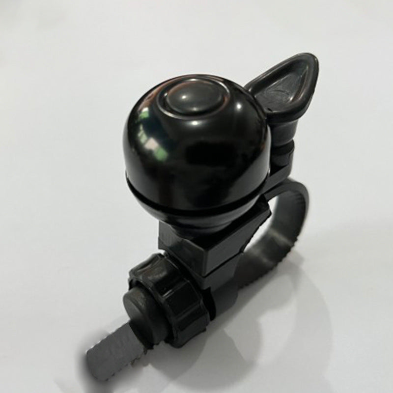 compact adjustable bicycle bell with quick-release silicone strap Stornfield