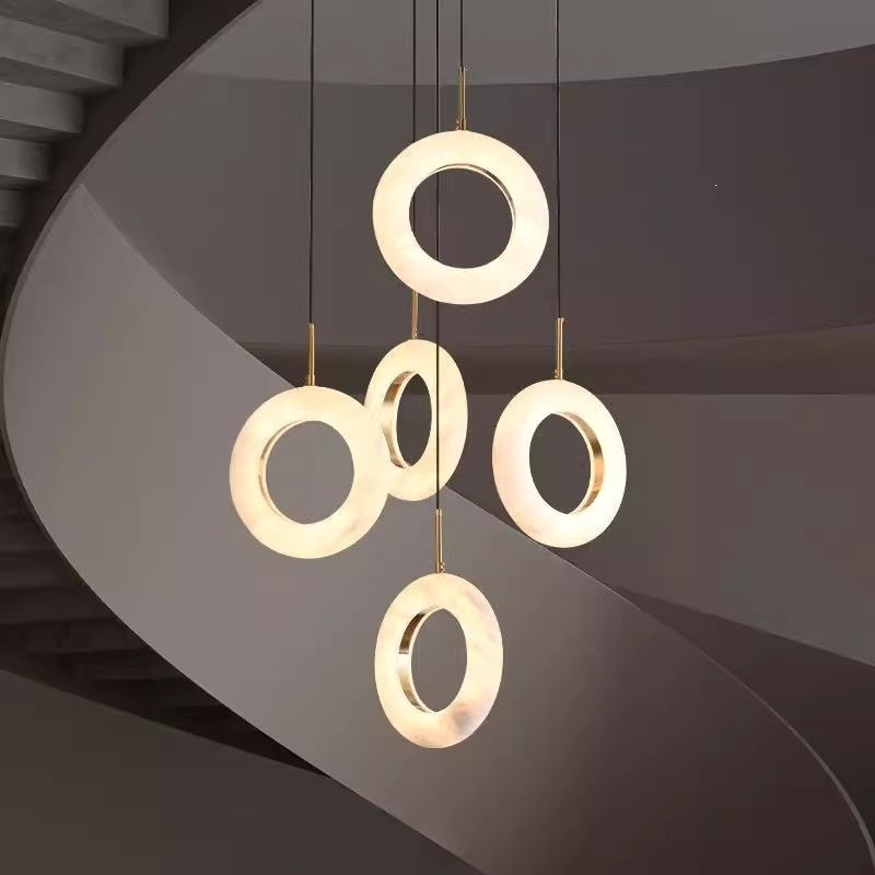 Modern Circular Suspension Chandelier