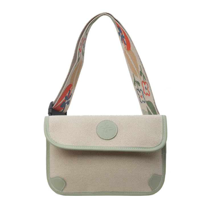 Floral Embroidered Messenger Bag Stornfield