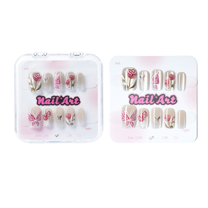 Artistic Floral Nail Tips Stornfield