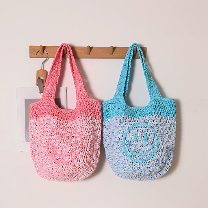 Hand-knotted shopping bag with casual design Stornfield