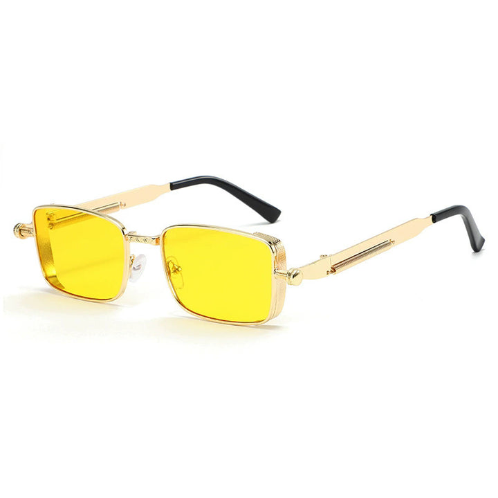 Men's Retro-Inspired Metal Frame Sunglasses Stornfield