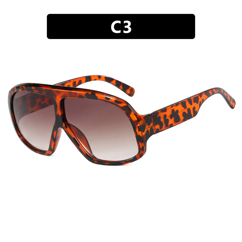 Ladies oversized sunglasses in fashionable tortoiseshell pattern Stornfield