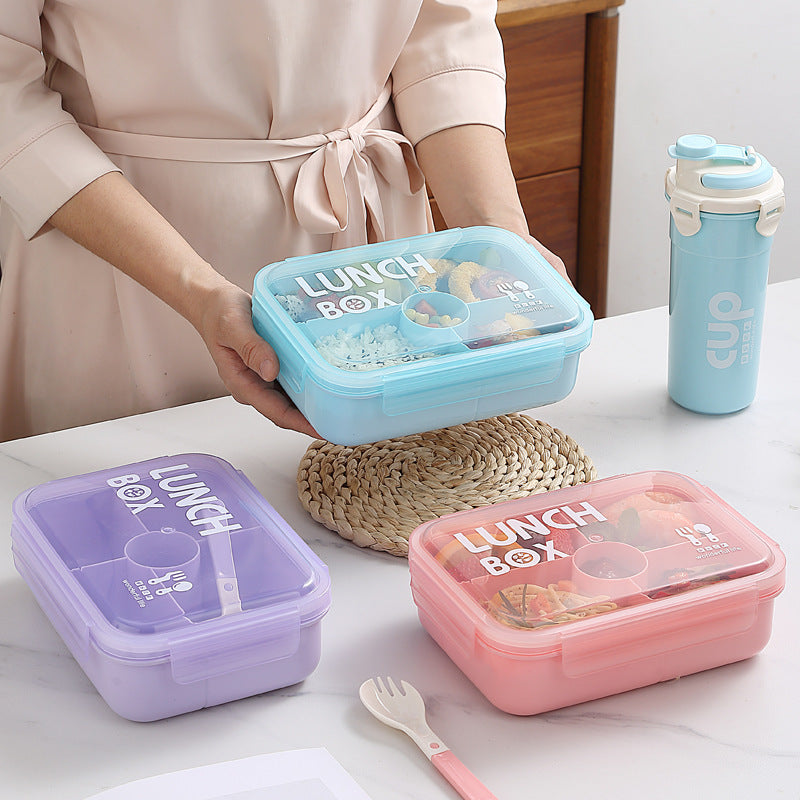 Multi-Sectional Lunch Box with Removable Compartments