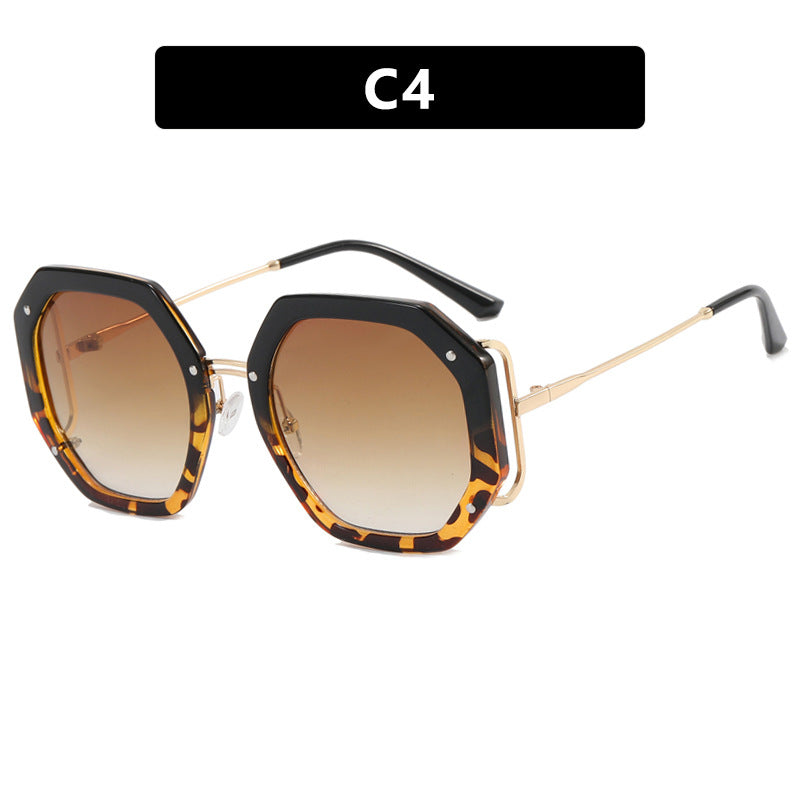 Ladies stylish octagonal sunglasses with UV protection and elegant frame Stornfield