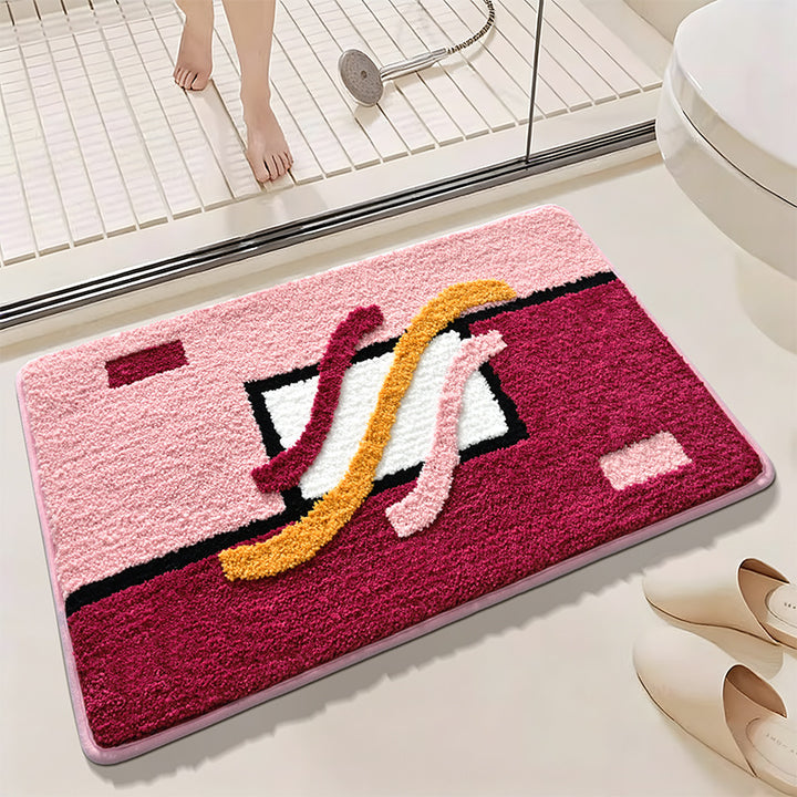 Abstract Pattern Bath Mat