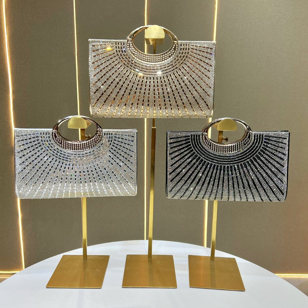 Statement Metallic Evening Clutch