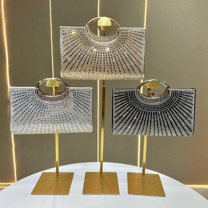 Statement Metallic Evening Clutch