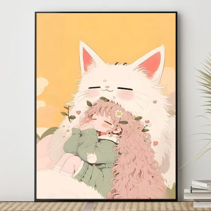 Cute Character Illustration Canvas Art Stornfield