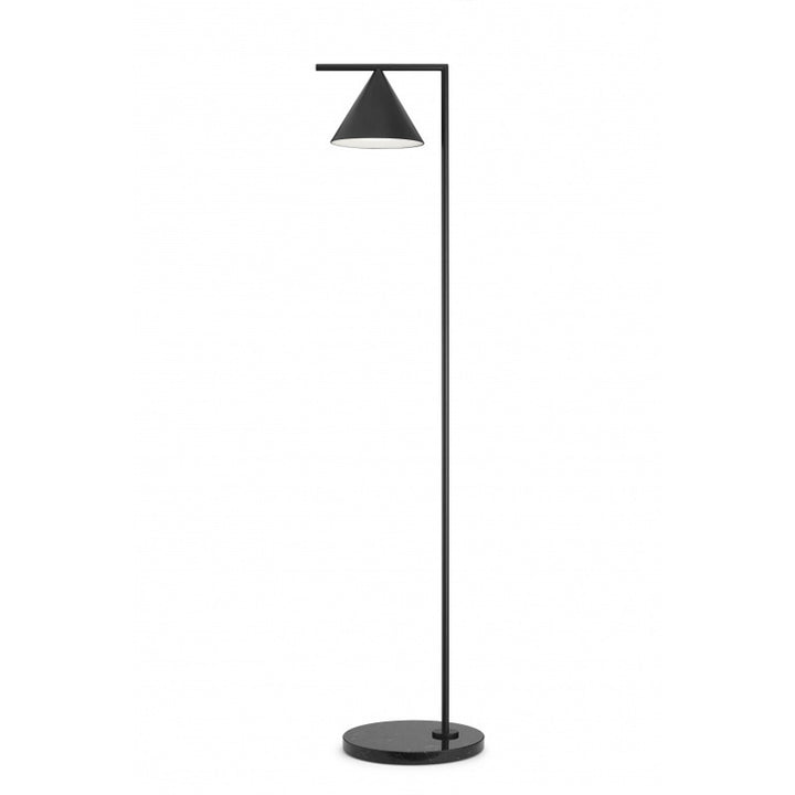 Artistic Floor Lamp with Sleek Cone Shade