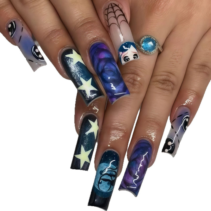 Artistic Cosmic Nail Design Stornfield