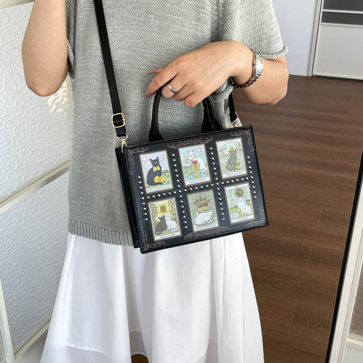 Cat-Themed Art Tote