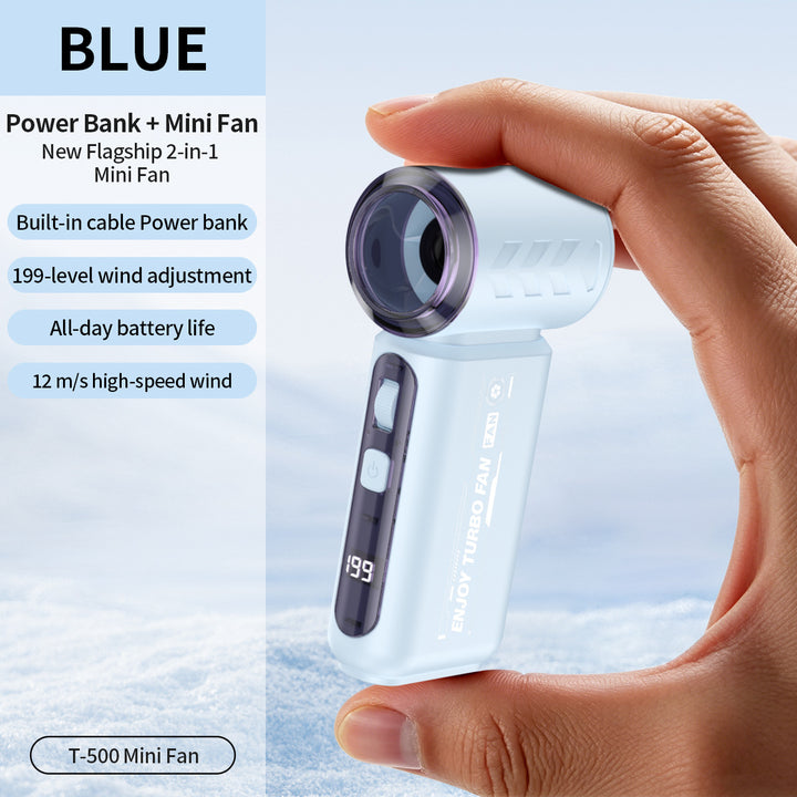 Women Portable Mini Fan with Power Bank Function Stornfield