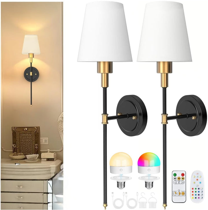 Modern Elegant Wall Sconce Set