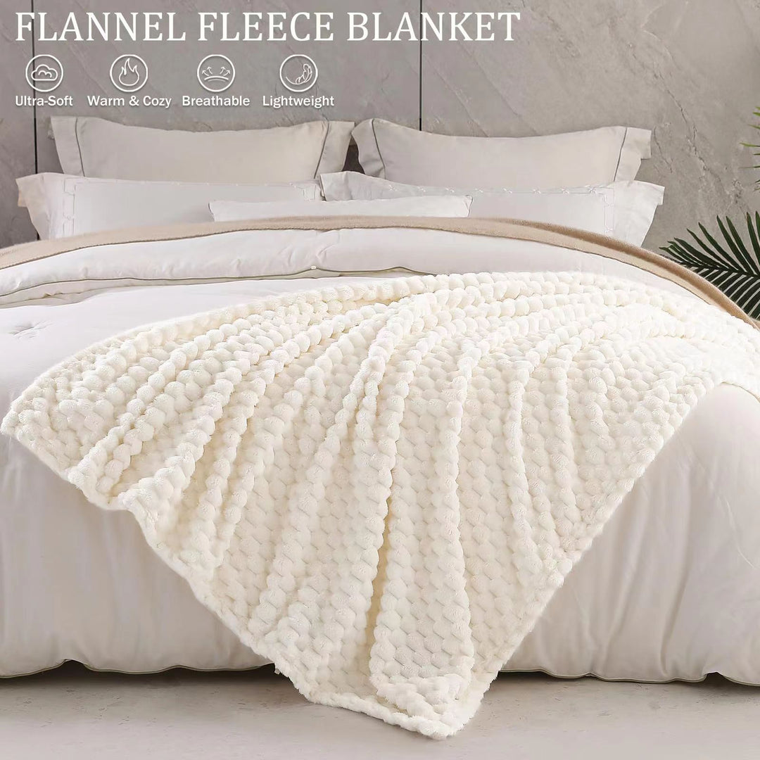 Luxurious Textured Throw Blanket