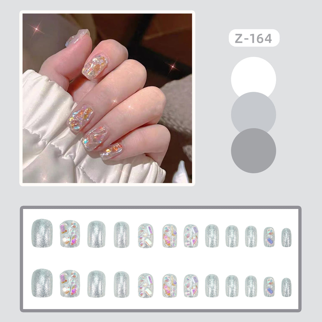 Glittery Gel Press-On Nail Set Stornfield