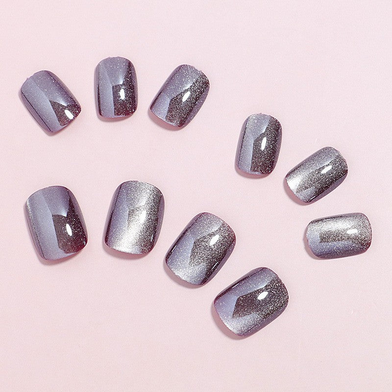 Luxe Glitter Press-On Nail Set Stornfield