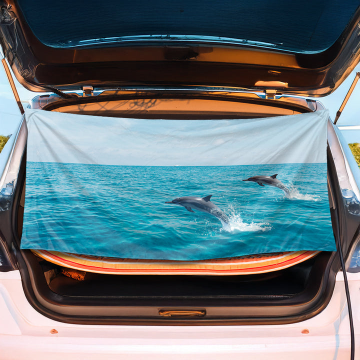 Luggage protection cover with maritime shell design Stornfield