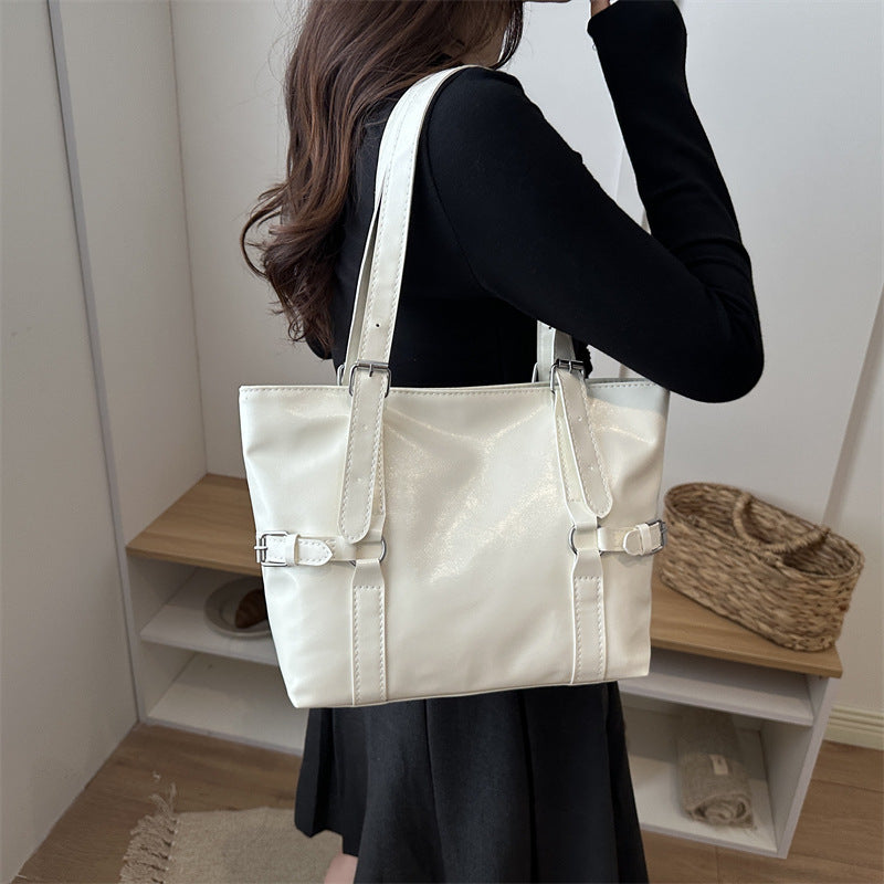 Stylish Faux Leather Shoulder Bag