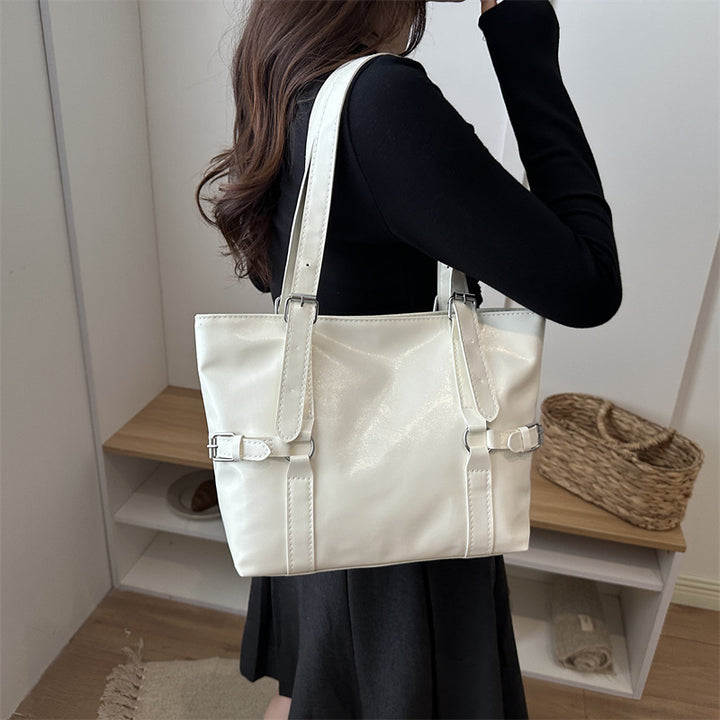 Stylish Faux Leather Shoulder Bag