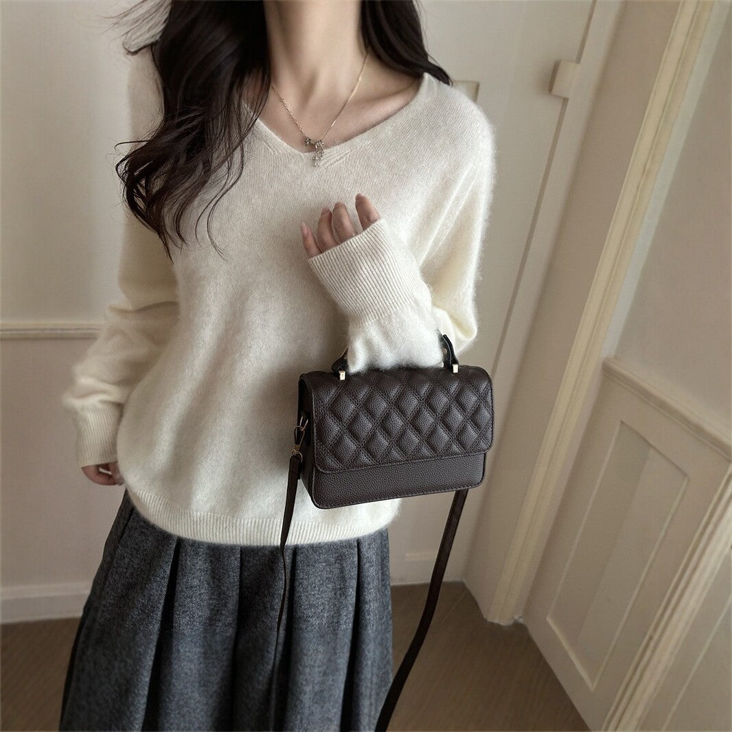 Quilted Textured Handbag