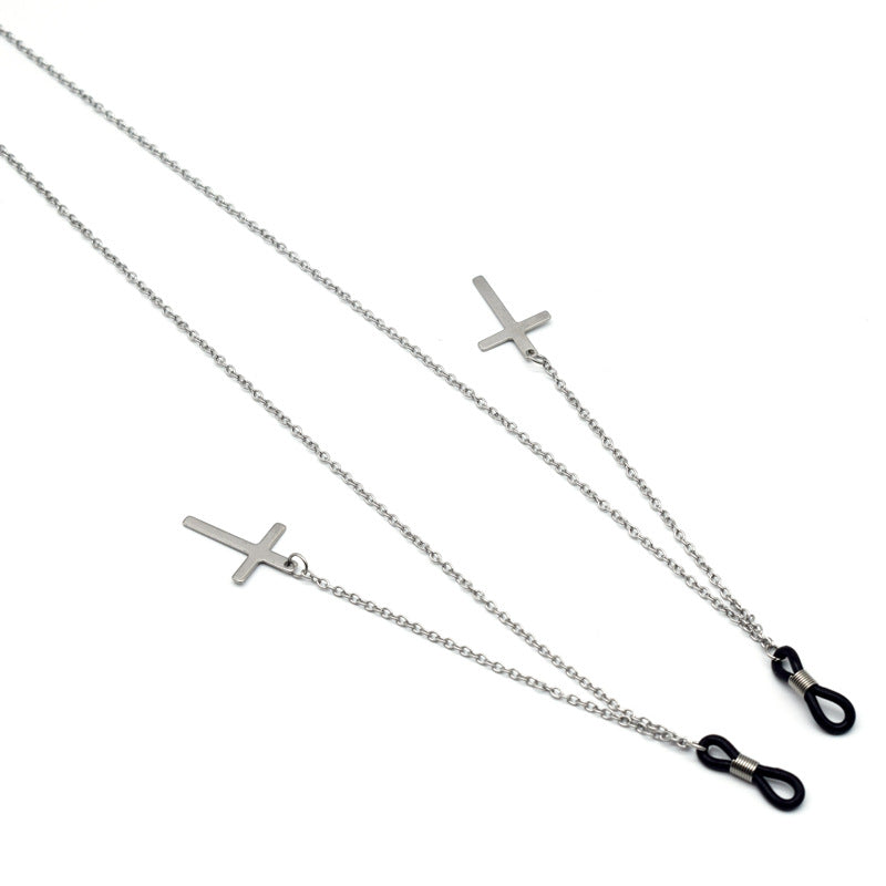 Trendy Metal Cross Eyewear Chain Stornfield