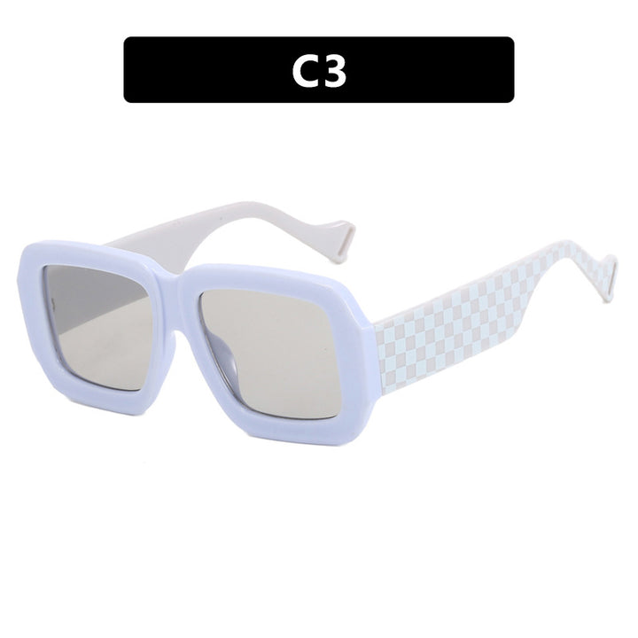 Women's fashionable sunglasses with square design and chic pattern Stornfield