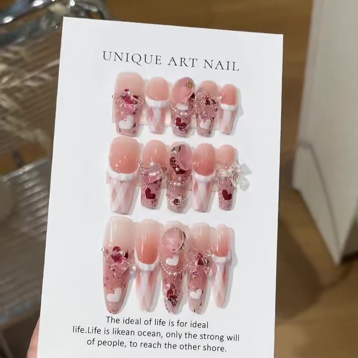 Nail Art Press-On Set Stornfield