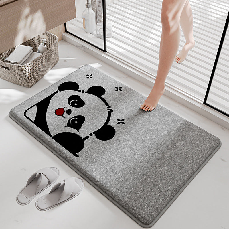 Funny Cartoon Bath Mat Stornfield