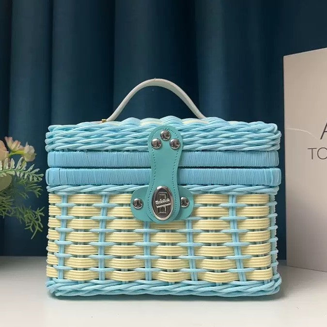 Women Robust Rattan Storage Box Stornfield