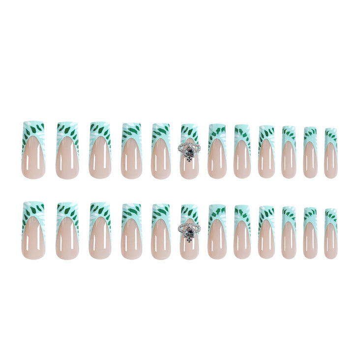 Exquisite artificial nails with jewelry details Stornfield