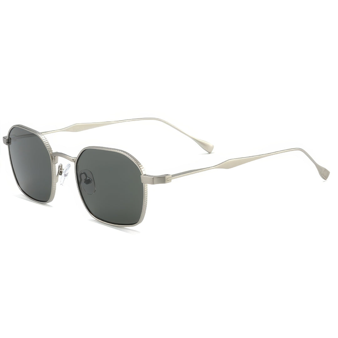 Ladies fashionable sunglasses in elegant square design with high-quality metal frame Stornfield