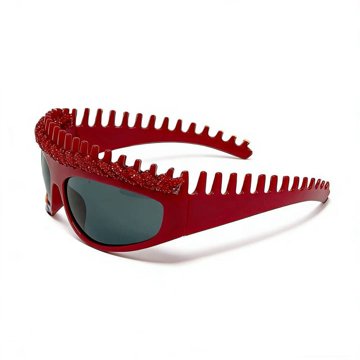 Ladies sporty sunglasses with intricate design and sparkling accents Stornfield