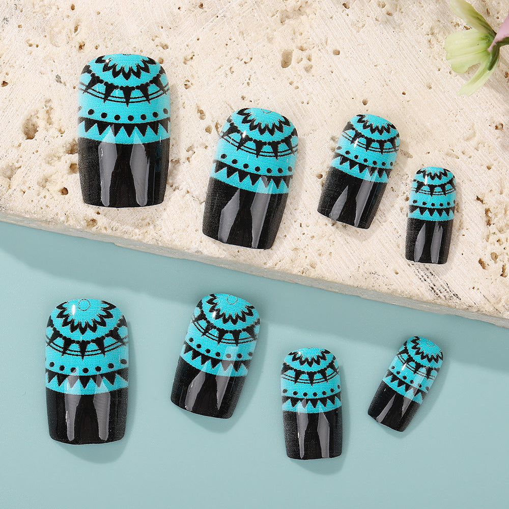 Creative ethnic style artistic nails Stornfield
