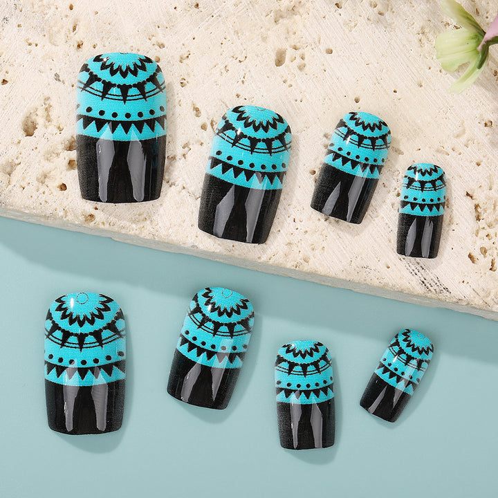 Creative ethnic style artistic nails Stornfield