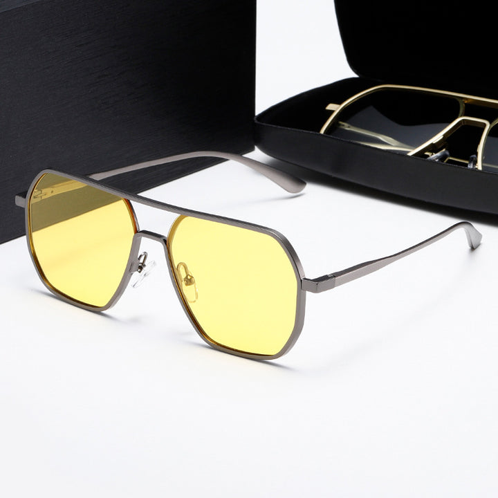 Women's innovative fashionable sunglasses with rectangular frame Stornfield